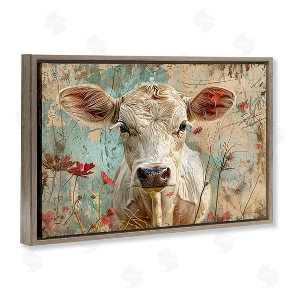 Stupell Industries LSR Design Studio | Spring Country Cow