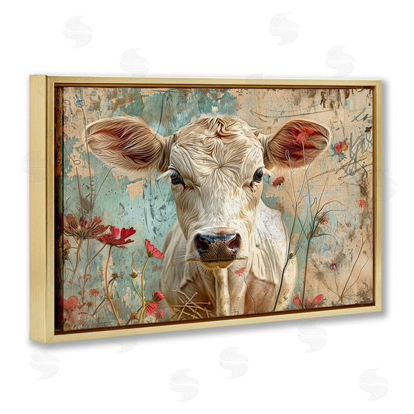 Stupell Industries LSR Design Studio | Spring Country Cow