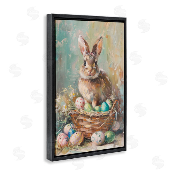 Stupell Industries LSR Design Studio | Spring Easter Bunny Basket