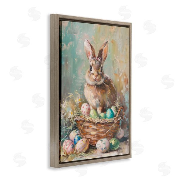 Stupell Industries LSR Design Studio | Spring Easter Bunny Basket