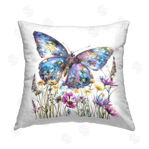 stupell industries LSR Design Studio | Spring Garden Butterfly Printed Throw Pillow