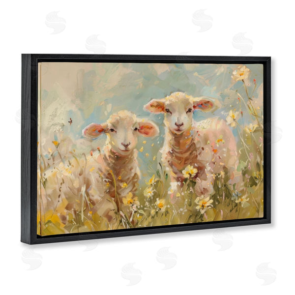 Stupell Industries LSR Design Studio | Spring Lambs In Meadow