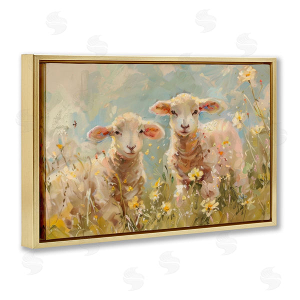 Stupell Industries LSR Design Studio | Spring Lambs In Meadow