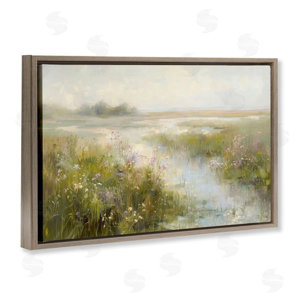 Stupell Industries LSR Design Studio | Spring River With Wild Blooms