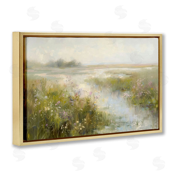 Stupell Industries LSR Design Studio | Spring River With Wild Blooms
