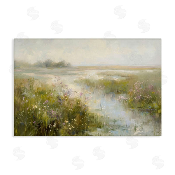 stupell industries LSR Design Studio | Spring River with Wild Blooms