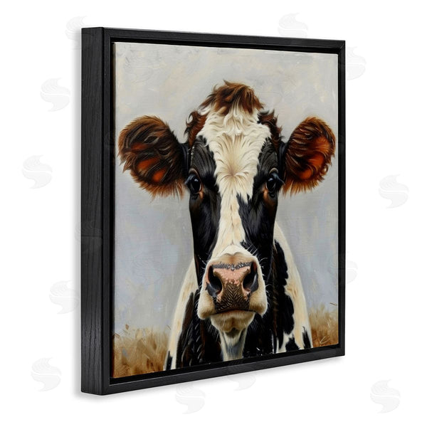 Stupell Industries LSR Design Studio | Stoic Cow Gaze Portrait