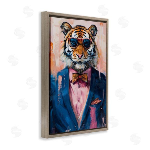 Stupell Industries LSR Design Studio | Suited Tiger Modern Fashion