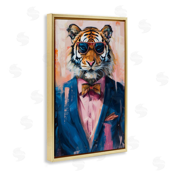 Stupell Industries LSR Design Studio | Suited Tiger Modern Fashion