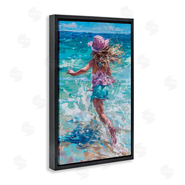 Stupell Industries LSR Design Studio | Summer Beach Fun Girl