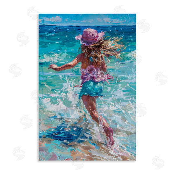stupell industries LSR Design Studio | Summer Beach Fun Girl