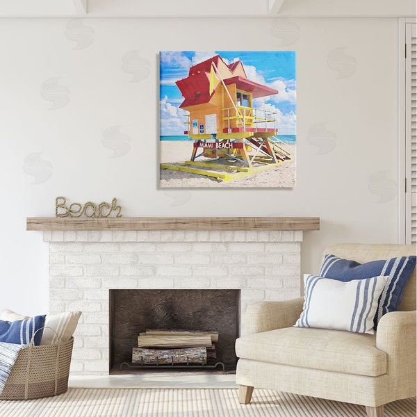 Stupell Industries LSR Design Studio | Summer Beach Hut Wall Art