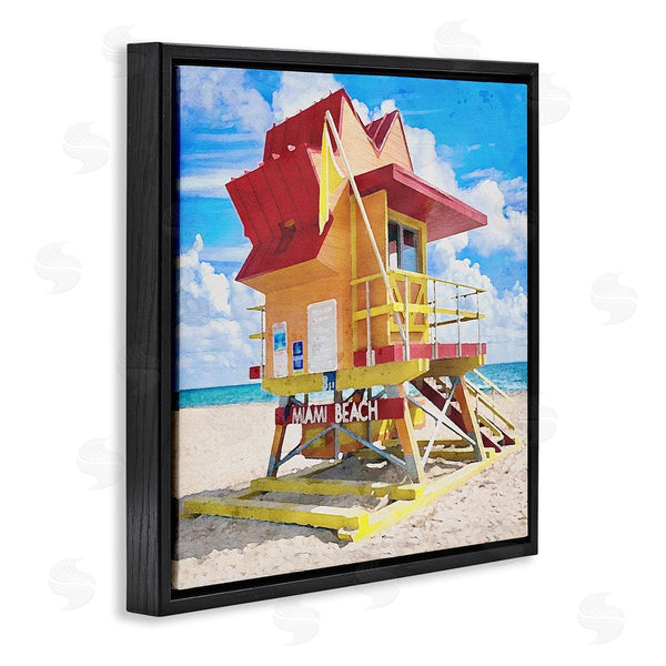 Stupell Industries LSR Design Studio | Summer Beach Hut Wall Art