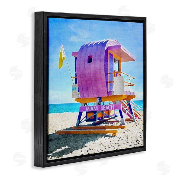 Stupell Industries LSR Design Studio | Summer Lifeguard Hut Wall Art