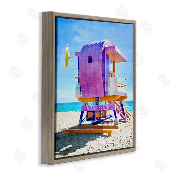 Stupell Industries LSR Design Studio | Summer Lifeguard Hut Wall Art