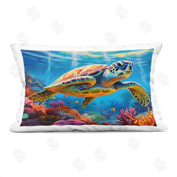 stupell industries LSR Design Studio | Sun Rays Under The Sea Printed Throw Pillow