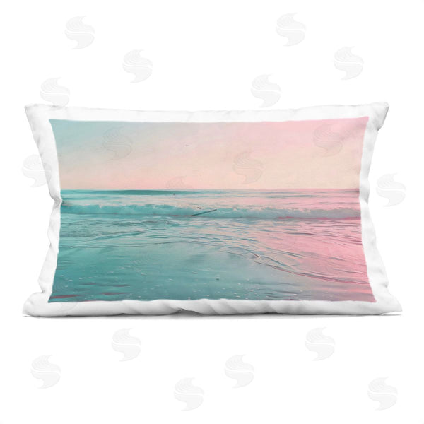stupell industries LSR Design Studio | Sunset Collision Seascape Printed Throw Pillow