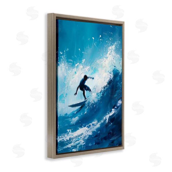 Stupell Industries LSR Design Studio | Surfer & Splashing Wave