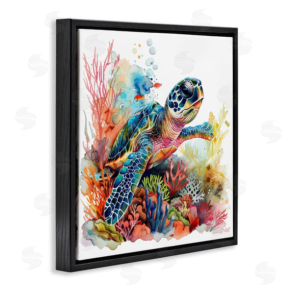 Stupell Industries LSR Design Studio | Swimming Turtle Undersea