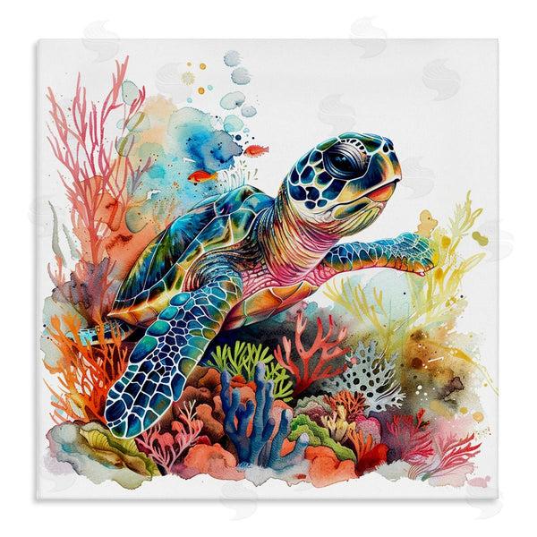 stupell industries LSR Design Studio | Swimming Turtle Undersea