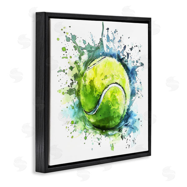 Stupell Industries LSR Design Studio | Tennis Ball Bright Splash Wall Art