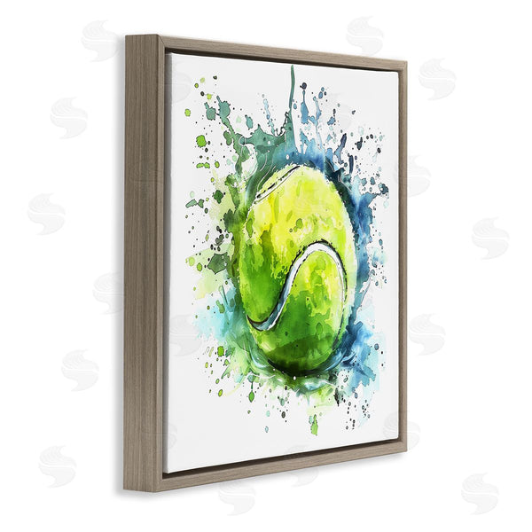 Stupell Industries LSR Design Studio | Tennis Ball Bright Splash Wall Art