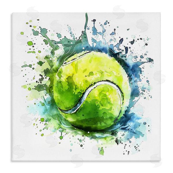 stupell industries LSR Design Studio | Tennis Ball Bright Splash Wall Art