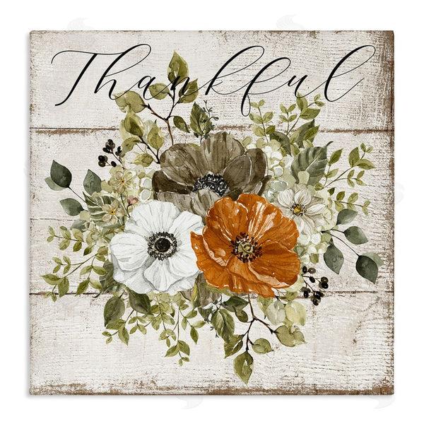 stupell industries LSR Design Studio | Thankful Floral Pumpkin