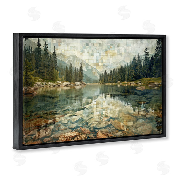 Stupell Industries LSR Design Studio | Tiled Mountain Landscape