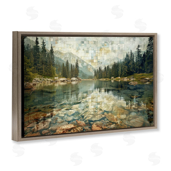 Stupell Industries LSR Design Studio | Tiled Mountain Landscape