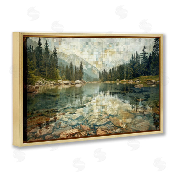 Stupell Industries LSR Design Studio | Tiled Mountain Landscape