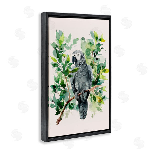 Stupell Industries LSR Design Studio | Tropical Perched Parrot Wall Art