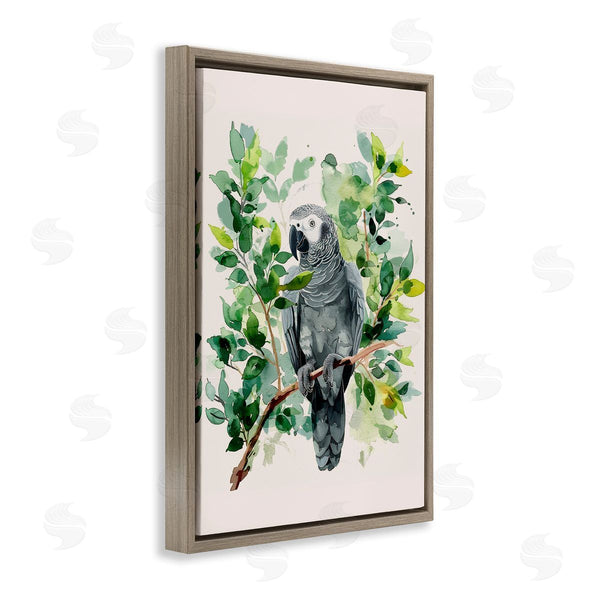 Stupell Industries LSR Design Studio | Tropical Perched Parrot Wall Art