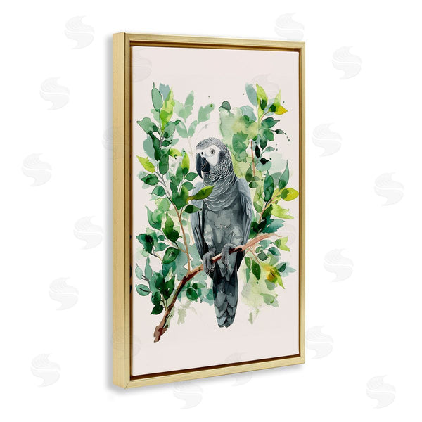 Stupell Industries LSR Design Studio | Tropical Perched Parrot Wall Art