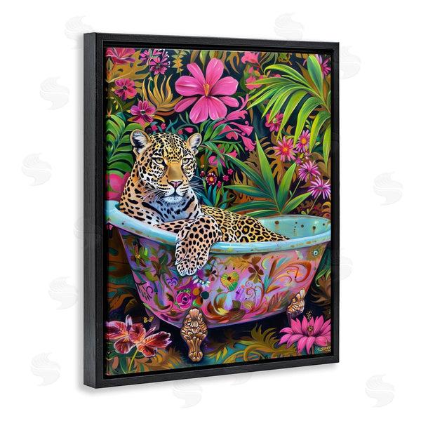 Stupell Industries LSR Design Studio | Tropical Rainforest Leopard Tub