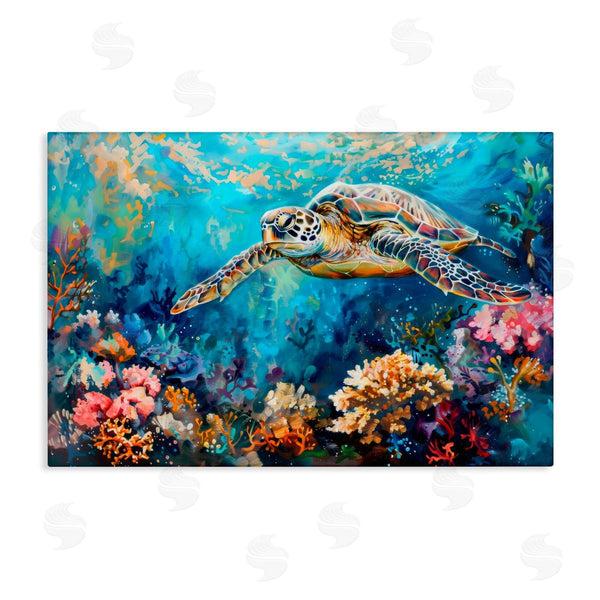 stupell industries LSR Design Studio | Turtle's Underwater World Wall Art