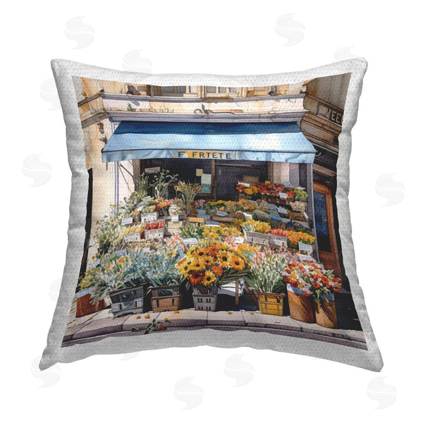 Stupell Industries LSR Design Studio | Urban Flower Shop Printed Throw Pillow