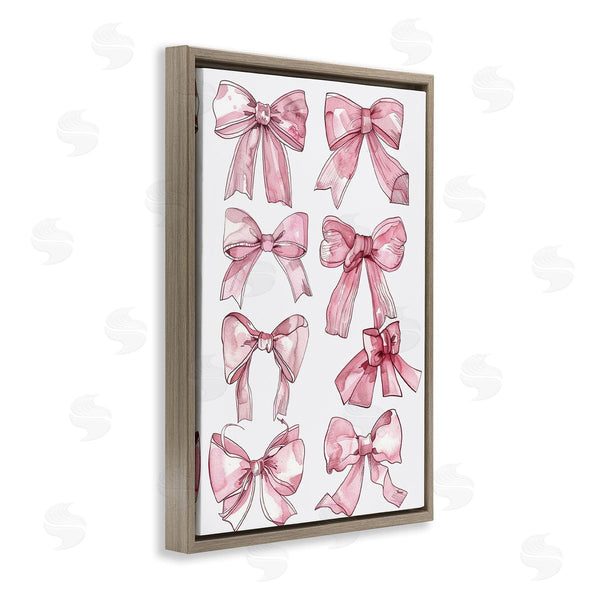 Stupell Industries LSR Design Studio | Various Ribbons In Pink