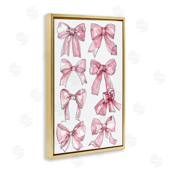 Stupell Industries LSR Design Studio | Various Ribbons In Pink