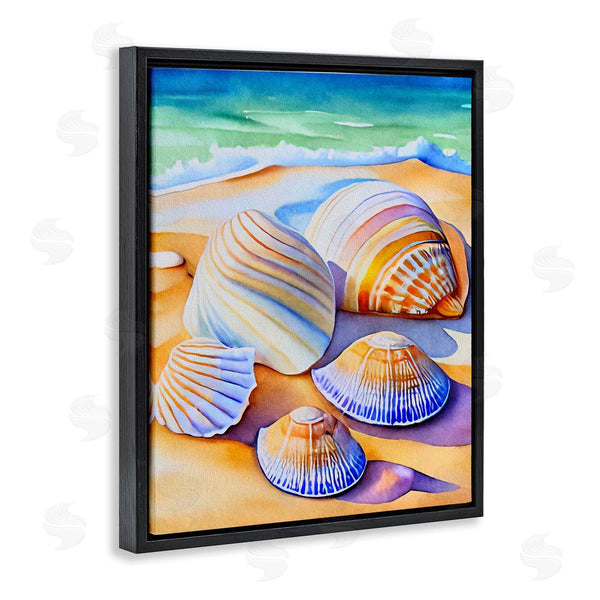 Stupell Industries LSR Design Studio | Vibrant Seashells On Shore Wall Art