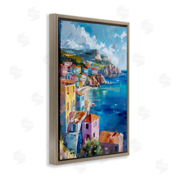 Stupell Industries LSR Design Studio | View Over Coastal Town