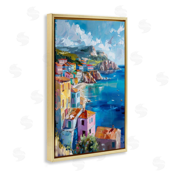 Stupell Industries LSR Design Studio | View Over Coastal Town