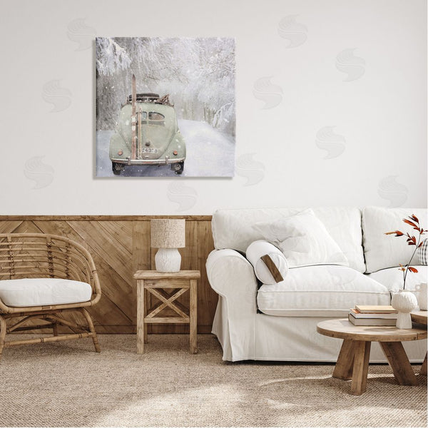 Stupell Industries LSR Design Studio | Vintage Buggy In Snow Wall Art