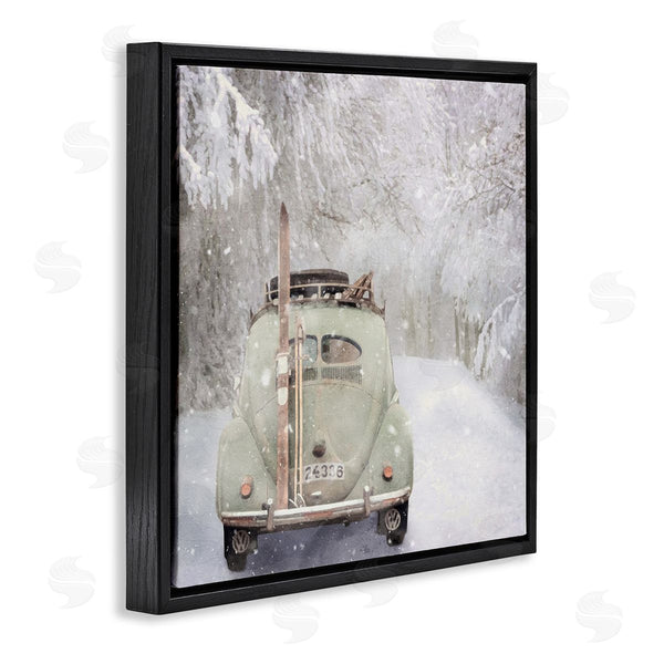 Stupell Industries LSR Design Studio | Vintage Buggy In Snow Wall Art