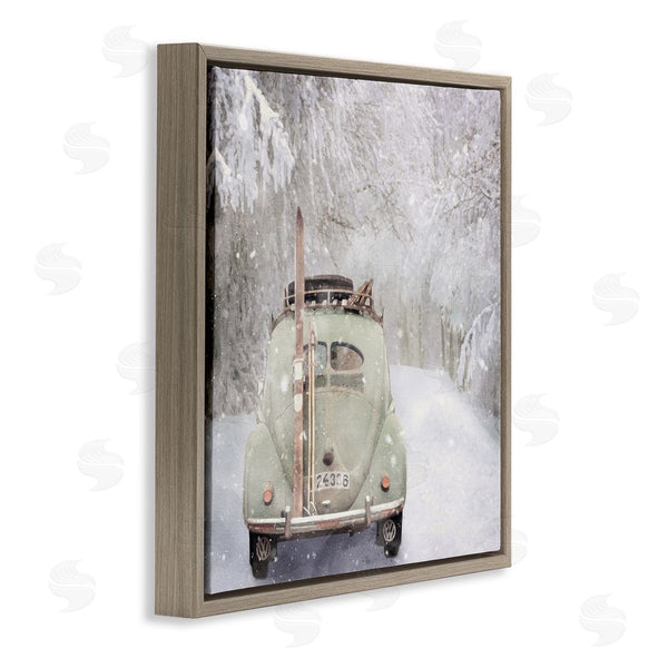 Stupell Industries LSR Design Studio | Vintage Buggy In Snow Wall Art