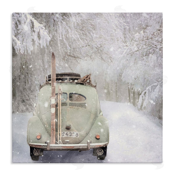stupell industries LSR Design Studio | Vintage Buggy in Snow Wall Art