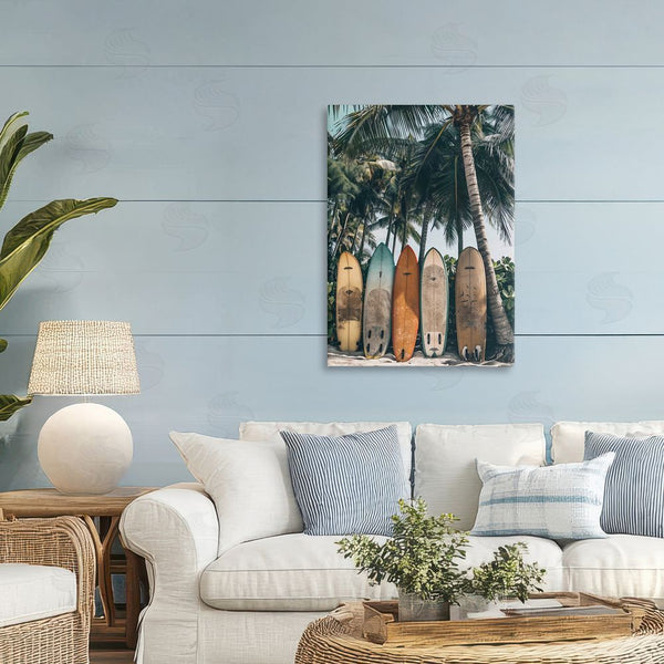 Stupell Industries LSR Design Studio | Vintage Surfboard Lineup