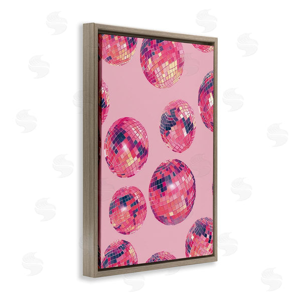 Stupell Industries LSR Design Studio | Vivid Pink Disco Pattern