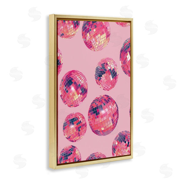 Stupell Industries LSR Design Studio | Vivid Pink Disco Pattern