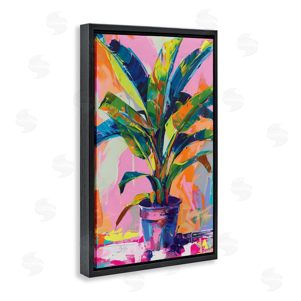 Stupell Industries LSR Design Studio | Vivid Saturated House Plant